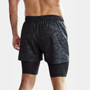 2024 Summer New Camo Running Double Layer Shorts for Men