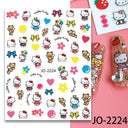 Adorable Cartoon Hello Kitty Nail Sticker Set for Nail Art