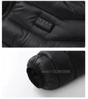 Men Heated Jacket USB Electric Heated Coat for Outdoor Activities