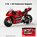 Maisto Ducati  Team Diecast Moto GP Racing Motorcycle  ourlum.com 63 Francesco Bagnaia  