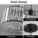 Glass Led Pendant Light Modern Ceiling Lamp Adjustable Fixture