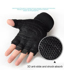 Breathable Cycling Gloves MTB Road Bike Half Finger Fitness Gear