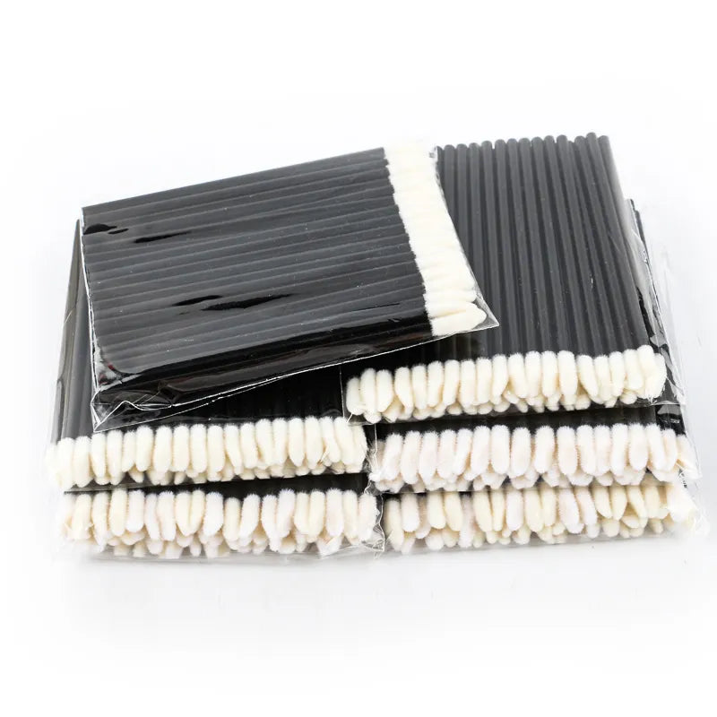 50/500/1000pcs Diposable Lip Brush Makeup Mascara Wands Lipstick Micro Brushes Applicators Cleaner for Eyelash Extension  ourlum.com   