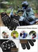 Full-Finger Motorcycle Gloves Men Touch Screen Cycling Gear