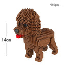 Dog Model Building Block Set: Creative, Fun, Educational Pet Toy for All Ages  ourlum.com Teddy in bag  