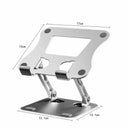 Adjustable Aluminum Laptop Stand: Enhance Productivity & Comfort  ourlum.com P16-Flat plate  