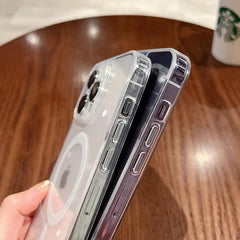 Elegant Magsafe iPhone Case: Stylish Transparent Cover - Luxury Protection