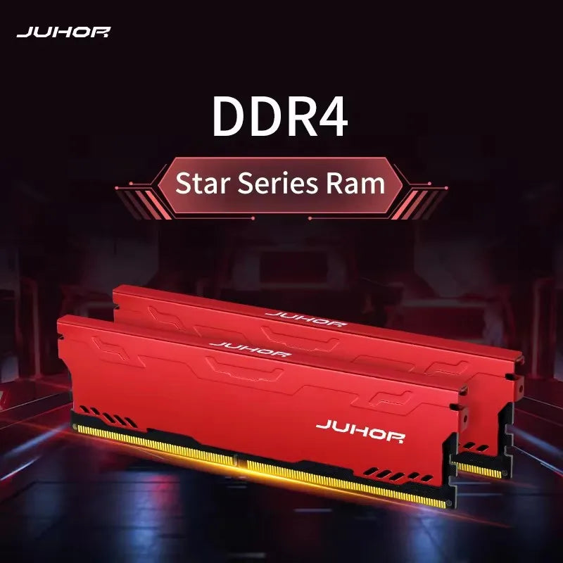 JUHOR Memoria Ram DDR4 8G 16G 32G 2666 3200MHz Udimm  Dimm  Desktop Memory