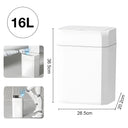 12L 16L Smart Sensor Trash Can Bathroom Automatic Wastebasket