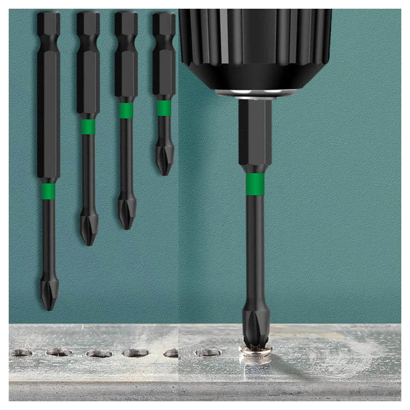 S2 Impact Magnetic Screwdriver Set with Non-Slip PH2 Head  ourlum.com   