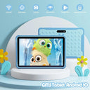 Pritom 10 Inch Kids Tablet Android 10 Go WIFI 3G SIM Phone Call Quad Core Processor 2GB RAM 64GB ROM YouTube with Case  ourlum.com   