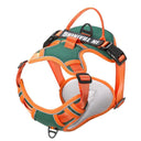 Adjustable Nylon Dog Harness with Reflective Vest: Comfortable & Secure Fit  ourlum.com 04 XL 