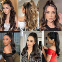 30-Inch Long Wavy Synthetic Ponytail Extension for Women