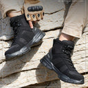 Indestructible Men's Safety Boots for Work and Outdoor Use