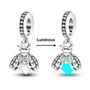 New 925 Silver Chameleon Glowworm Firefly Bead for Pandora