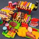 Interactive Kids BBQ Grill Play Set for Ages 3-12 Fun