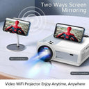 Portable Full HD 1080P 4K Mini LED Projector with WiFi