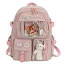 Cute Women Backpack: Stylish & Waterproof School Bag for Girls - TrendySEO  ourlum.com Pink  