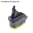 Battery Converter Adapter For Makita Dewalt Milwaukee Ryobi 18V To Dyson V6 V7 V8 Vacuum