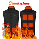 21 Heated Vest Electric Heated Jackets Men Women Sportswear