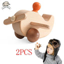 Wooden Train Montessori Educational Toy Set: Spark Imagination & Coordination!  ourlum.com Little Man Aircraft CHINA 