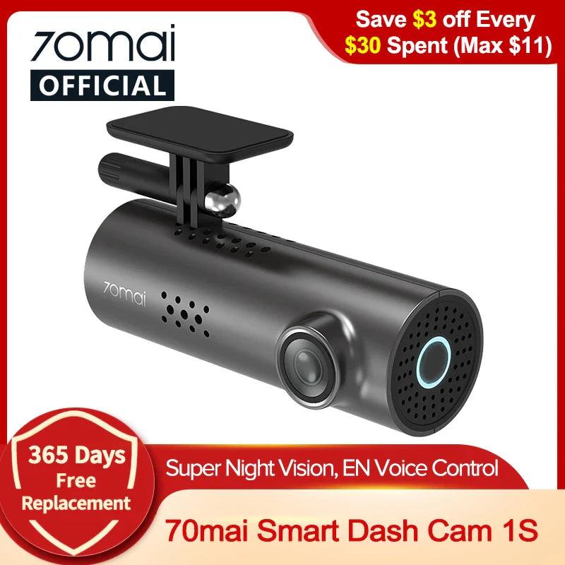 70mai Car DVR Voice Control 1080P HD Dash Cam: Night Vision & WiFi  ourlum.com   