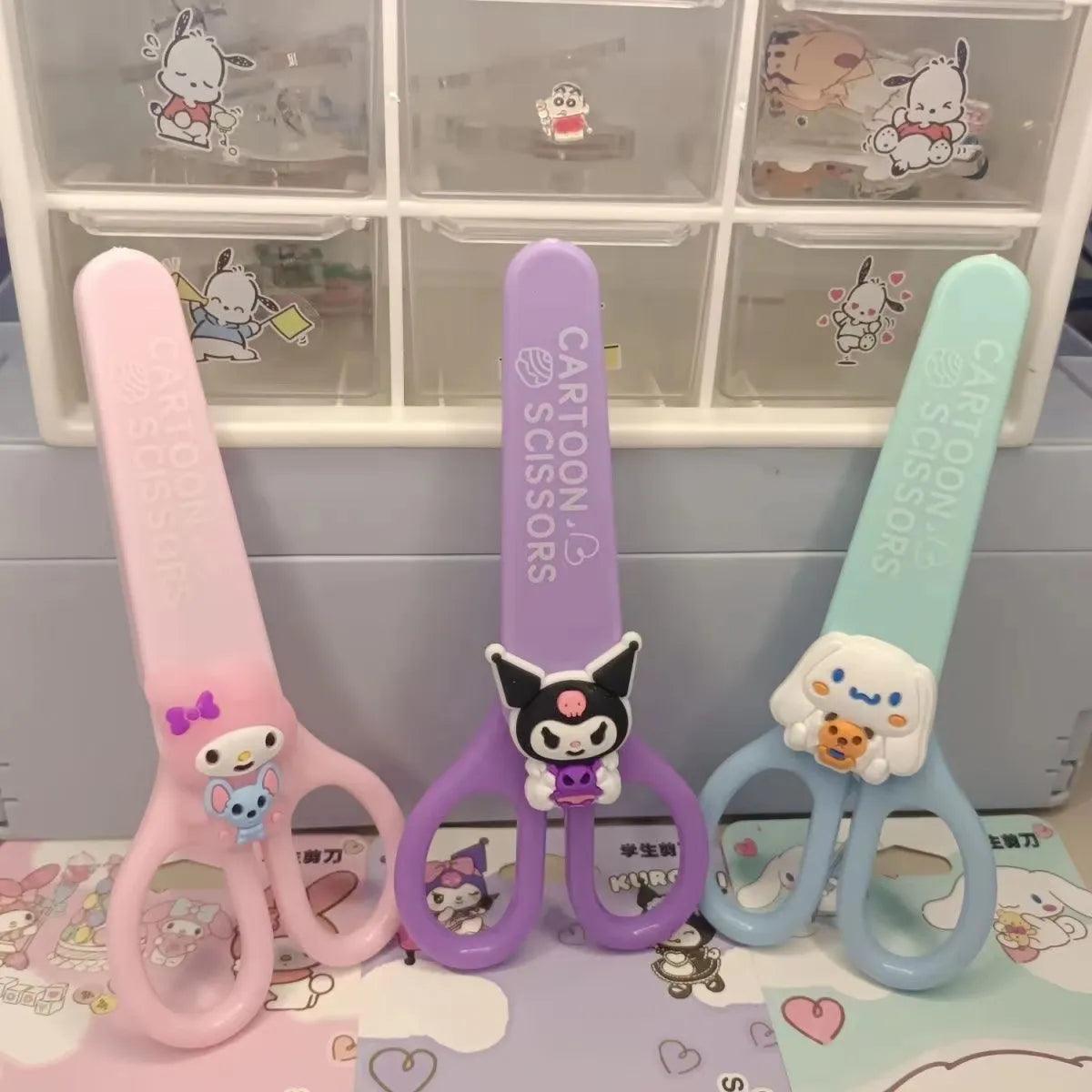 Kawaii Sanrio Characters Handcrafted Scissors - Cute Gift for Kids and Students  ourlum.com   