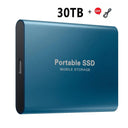  High-speed Portable External Hard Drive: Efficient Data Transfer Work & Study  ourlum.com Blue 30TB  