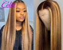 Honey Blond Brazilian Remy Lace Wig Natural Look Comfort