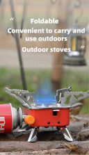 Portable Folding Gas Stove for Camping and Hiking