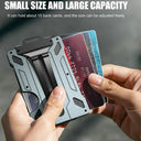 Wallet For Men Slim Aluminum Metal Money Clip RFID Blocking