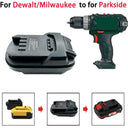 Universal Battery Adapter for Parkside Tools Compatible with Makita Dewalt Milwaukee Bosch