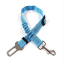 Dog Car Safety Harness: Adjustable Reflective Nylon Seatbelt for Pet Travel  ourlum.com sky blue  