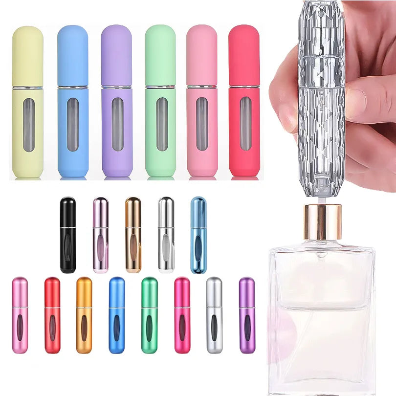 Portable Perfume Atomizer Spray: Elegant Crystal Bottom Bottle