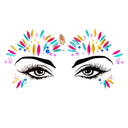 3D Sexy Face Tattoo Stickers Temporary Tattoos Glitter Fake Tattoo Rhinestones Masquerade for Women Party Face Jewels Tattoo  ourlum.com NO.24  