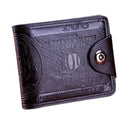 US Dollar Pattern Leather Wallet Stylish Card Cash Organizer