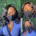 Short Brazilian Body Wave Lace Front Wig - 13x4 Human Hair