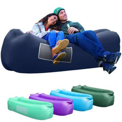 Inflatable Lounger - Best Air Lounger Sofa for Camping, Hiking - Ideal Inflatable Couch for Pool- Perfect Inflatable Beach Chair