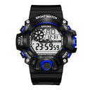 YIKAZE LED Digital Sports Watch: Stylish & Functional Timepiece  ourlum.com 618-black-blue  