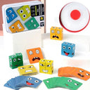 Kids Expression Puzzle Building Blocks Toy: Enhance Cognitive Skills & Logic  ourlum.com with bell  