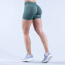 Women's Seamless Scrunch Butt Biker Shorts - Sexy Athletic Cycling & Yoga Shorts