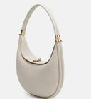 Genuine Leather Elegant Half Moon Shoulder Bags for Women