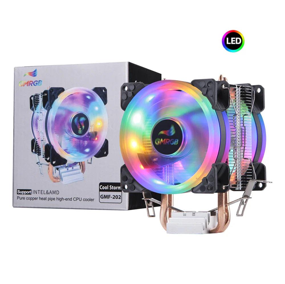 GMRGB CPU Cooler: Enhanced Performance & Silent RGB Cooling  ourlum.com   