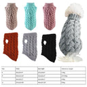 Winter Pet Sweater: Stylish High Collar Solid Color Design - XS to XL  ourlum.com   