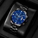 Sophisticated Stainless Steel Watch Set for Stylish Men