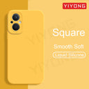 For Reno8 Lite Case YIYONG Soft Silicone Cover Shockproof