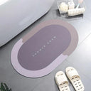 Absorbent Shower Bath Mat: Ultimate Water Absorption & Anti-Slip Safety  ourlum.com A-Brown 40x60cm 