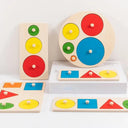 Wooden Montessori Puzzle Toys for Early Learning and Development  ourlum.com   