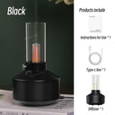 Portable Aroma Diffuser: Relaxation Set with Night Light & USB Humidifier  ourlum.com C Black 150ml  