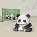 Cute Panda Mini Building Block Set - Educational Toy for Boys  ourlum.com W1108 Nobox  